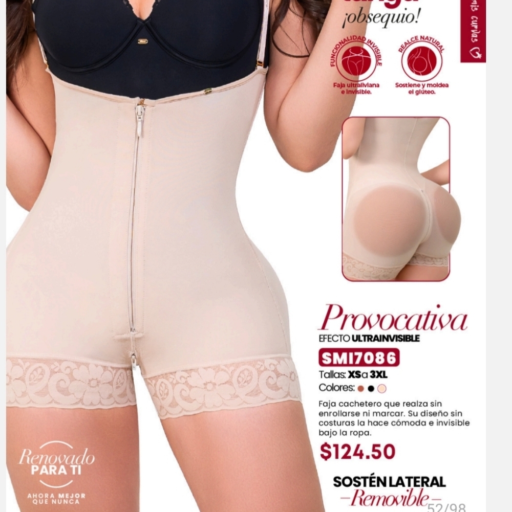 The Provocative! Invisible Faja Shaper & Thong ButtEnhancement Stagmi SMI7086!